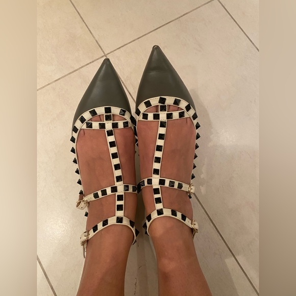 Valentino rockstud Flat Shoes size 39 - Picture 7 of 15